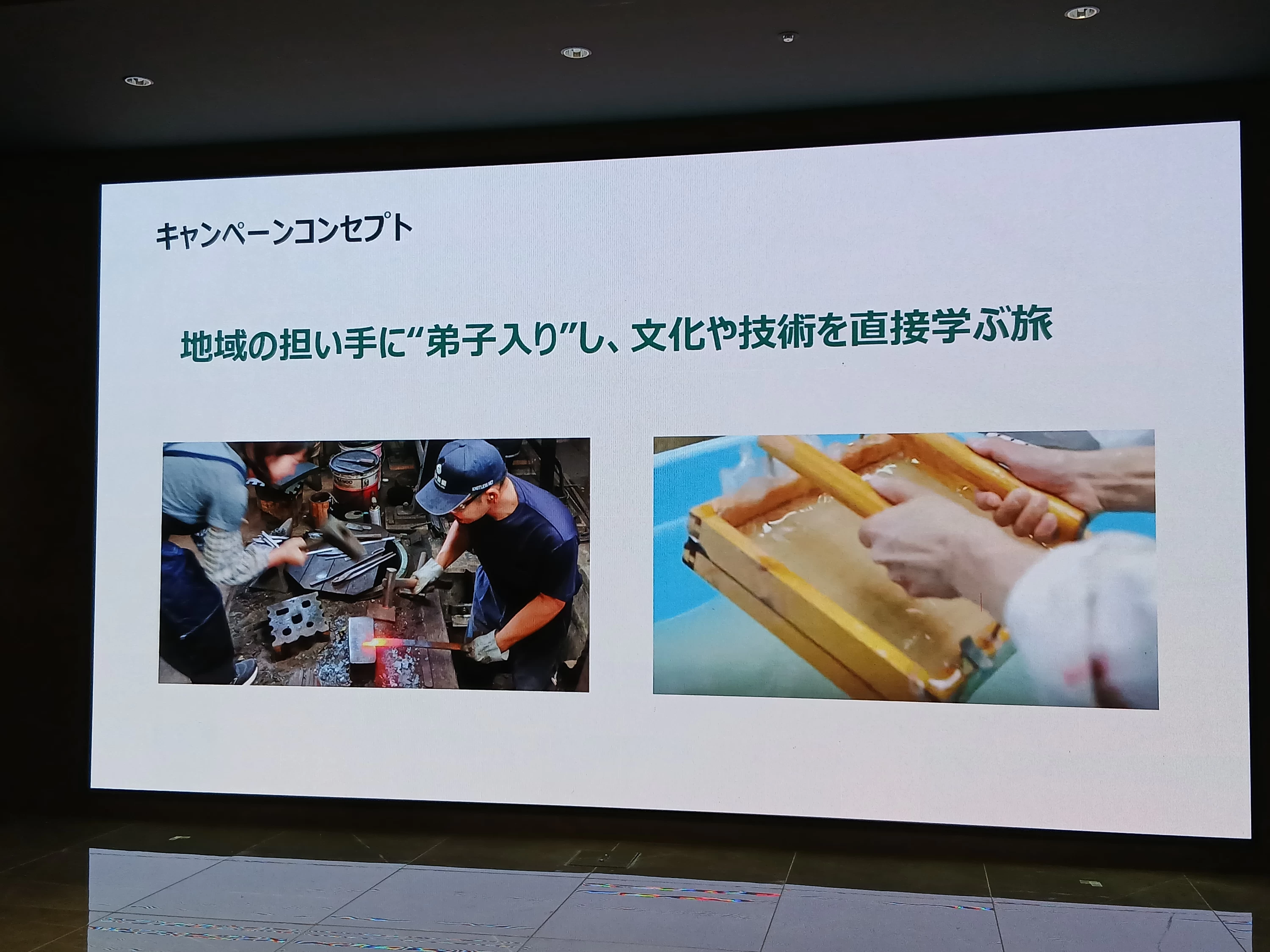 キャンペーンのコンセプトは「地域の担い手に“弟子入り”し、文化や技術を直接学ぶ旅」
