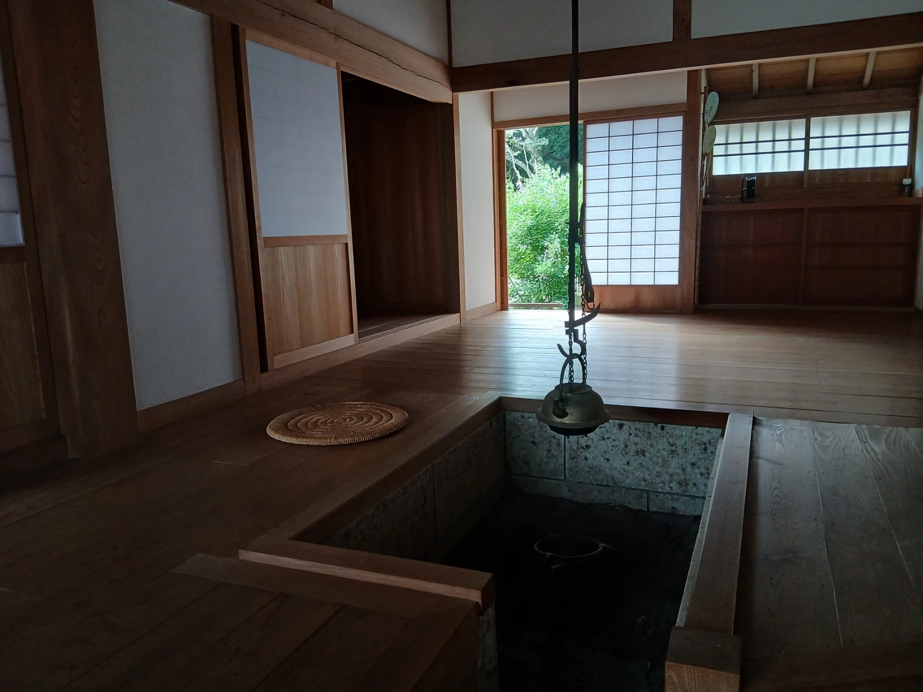 乃木別邸の囲炉裏