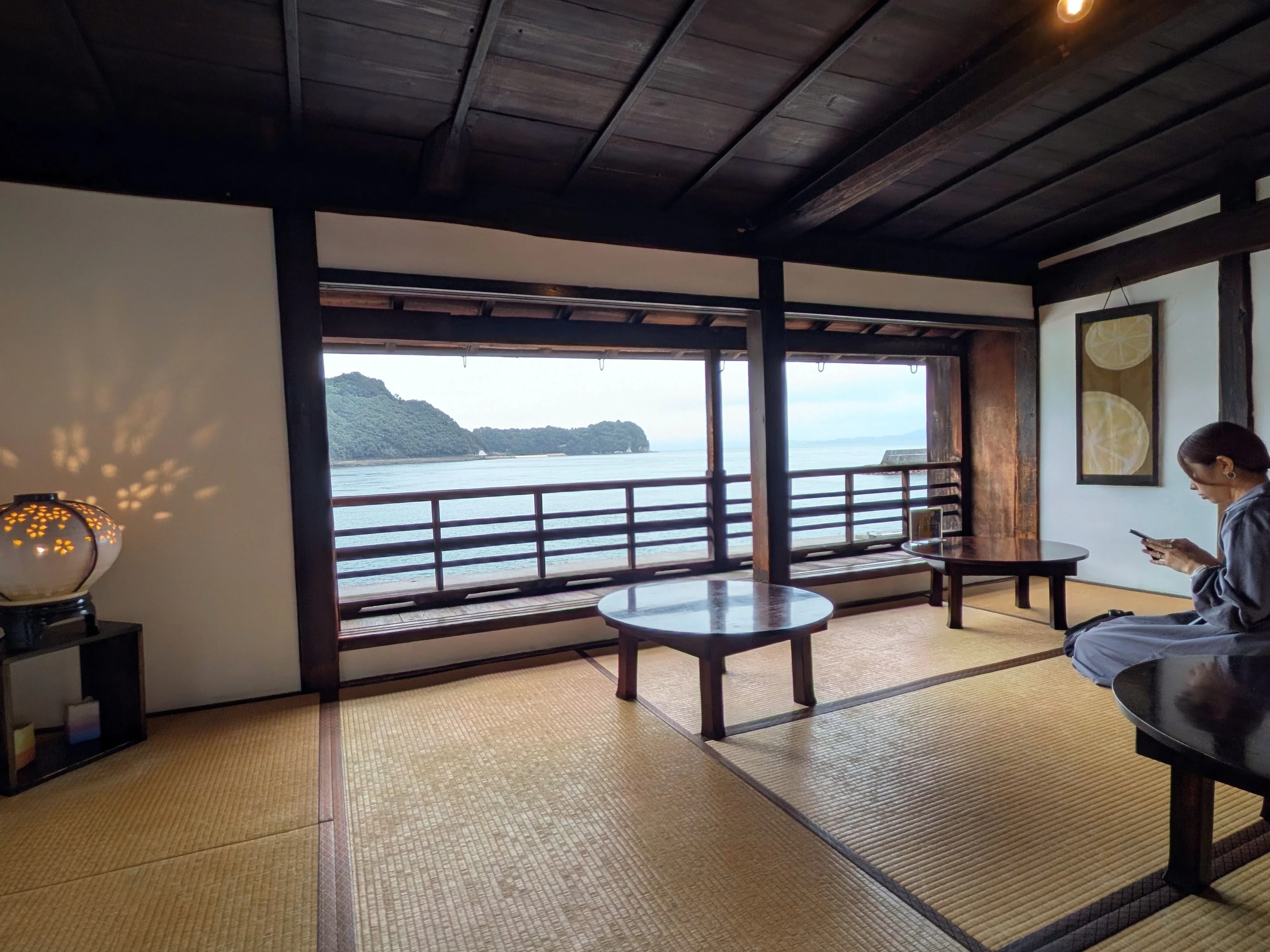 2階に上がった景色は思わず声が出るほど