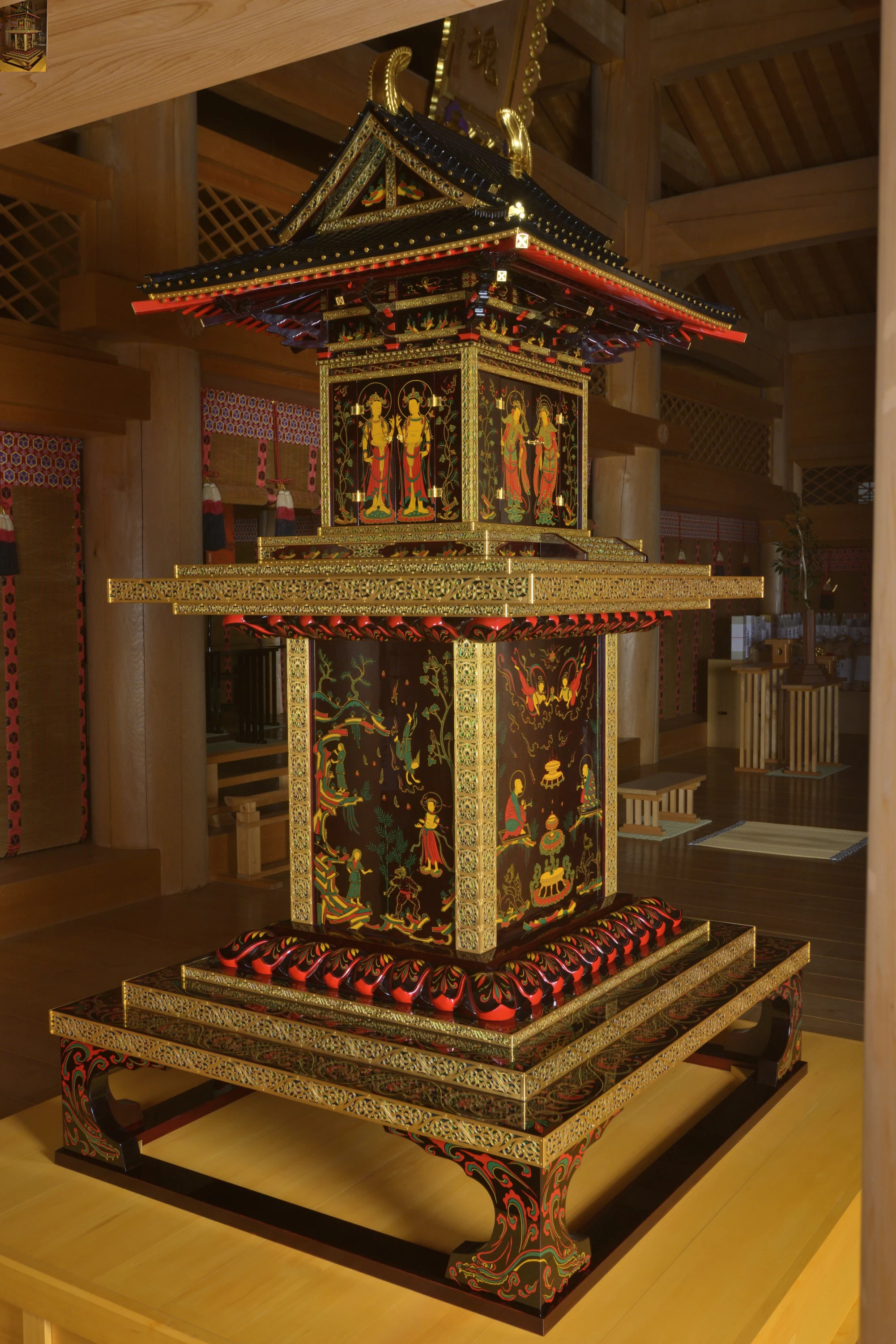 令和の玉虫厨子復元