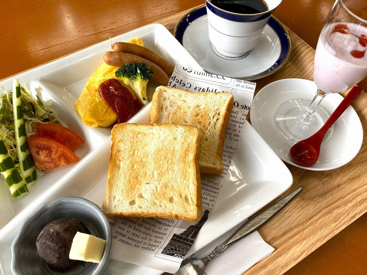 モーニング定食セット（和食もしくは洋食）を始めました