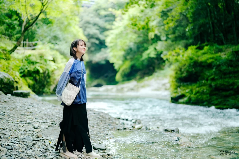 高梨臨さんが自然を満喫する「旅色FOCAL」愛媛県四国中央市特集が公開