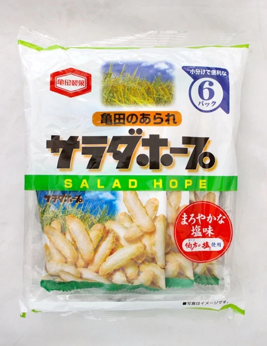 【新潟県】サラダホープ　６パック入り198円／亀田製菓