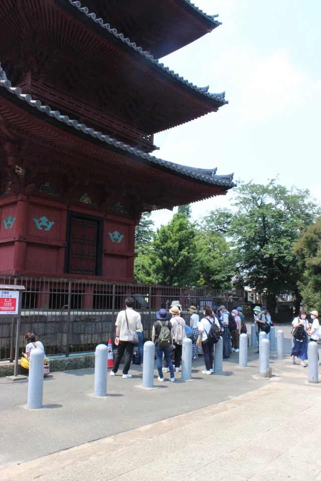 関東で最も古い池上本門寺の五重塔