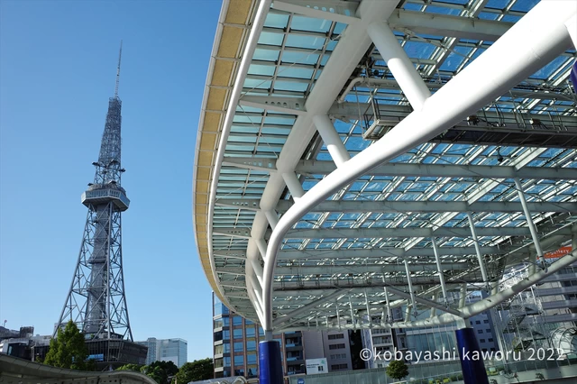 名古屋テレビ塔「MIRAI TOWER」 と「オアシス21」