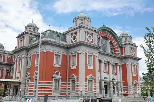 大正7（1918）年に完成　赤レンガとアーチが美しいネオ・ルネッサンス様式の中之島中央公会堂