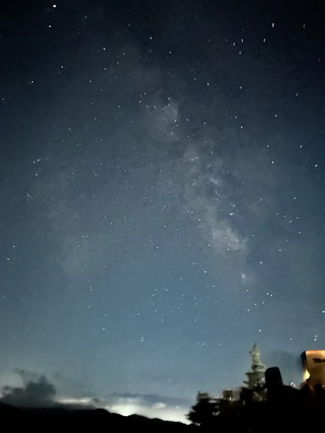 ホテルの方も驚く程の星空