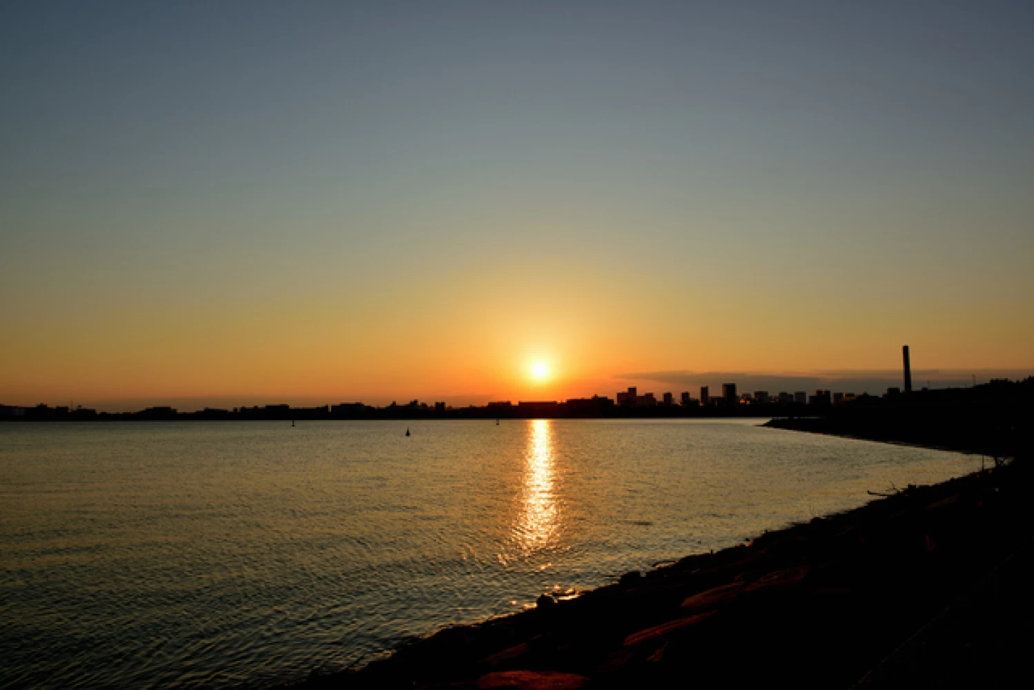 葛西臨海公園の夕日