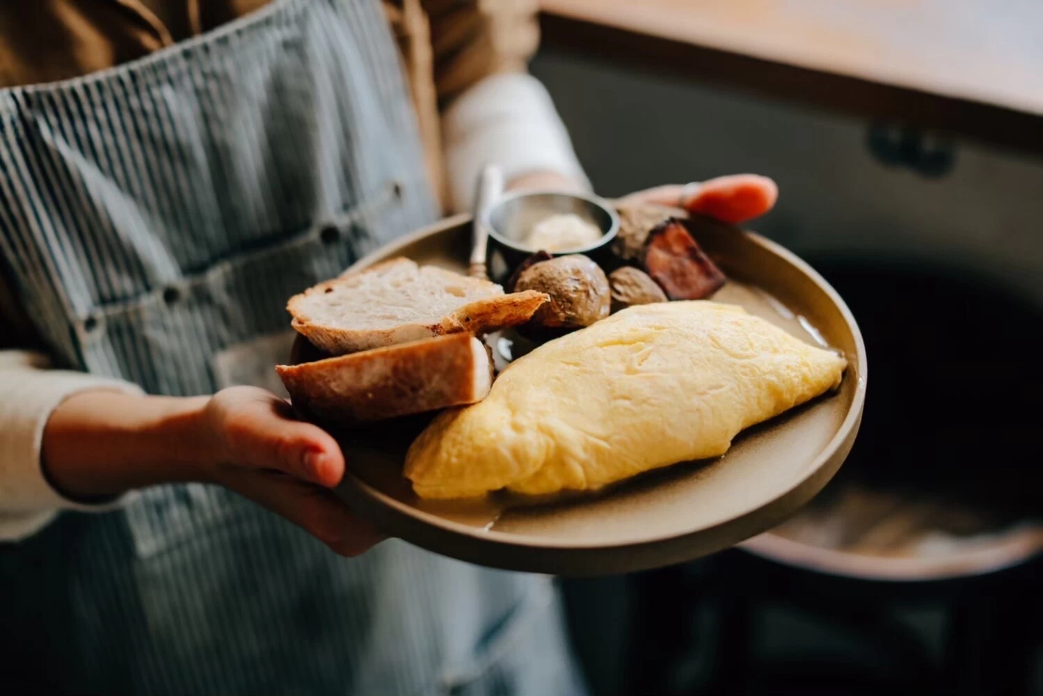 モーニングメニュー限定オムレツ