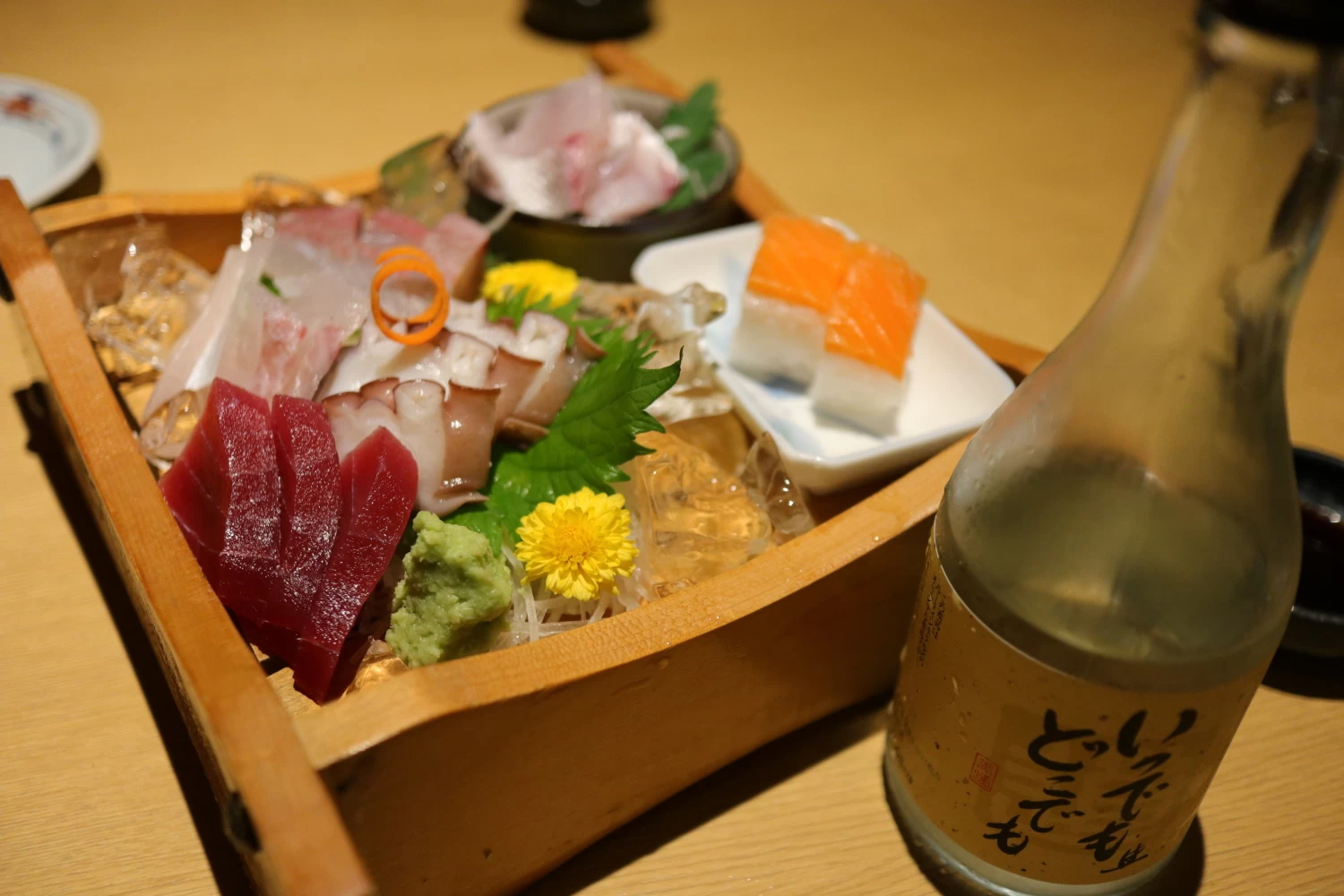 レストラン氷見旬菜「和海」では新鮮な魚介類を