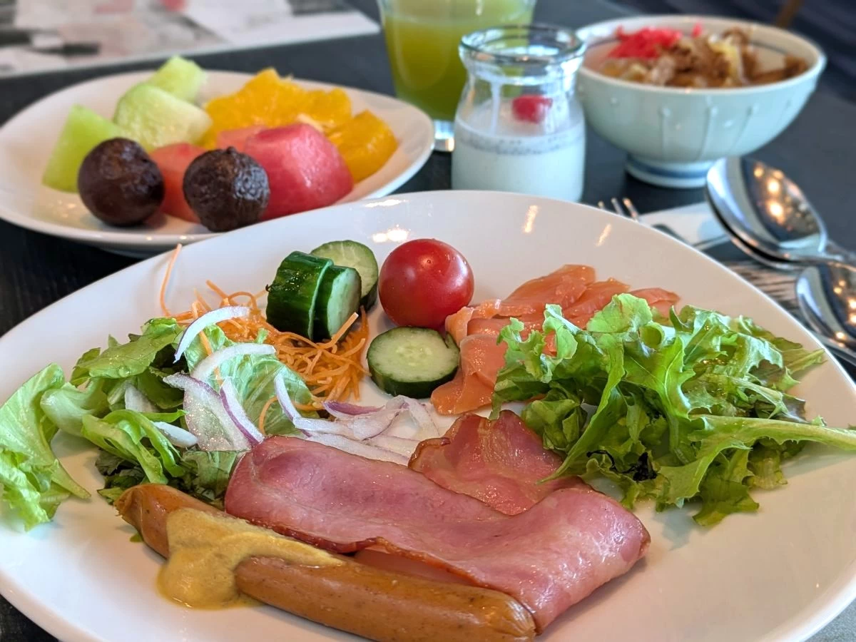 「テーブル36」で朝食