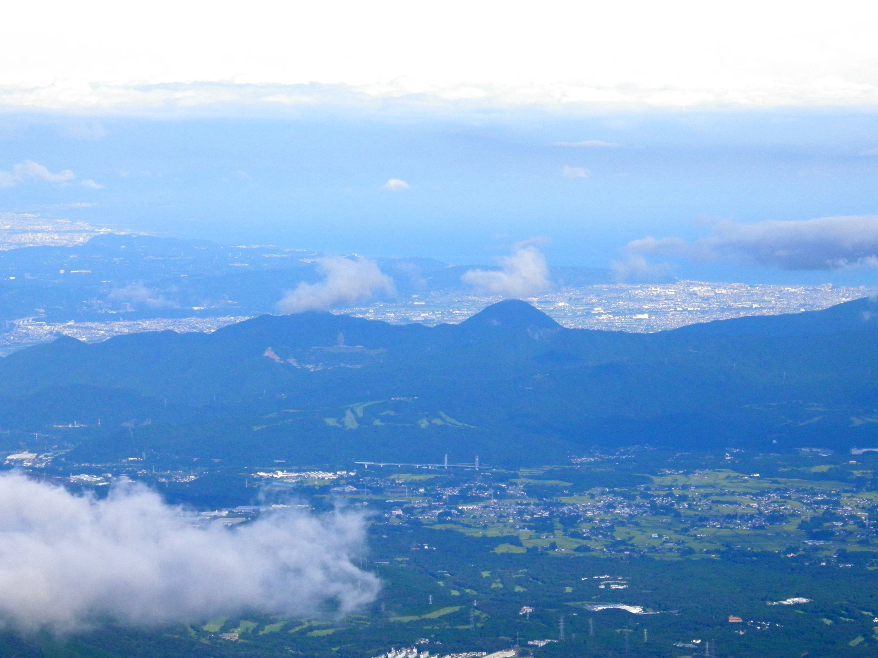 富士山六合目からの眺め