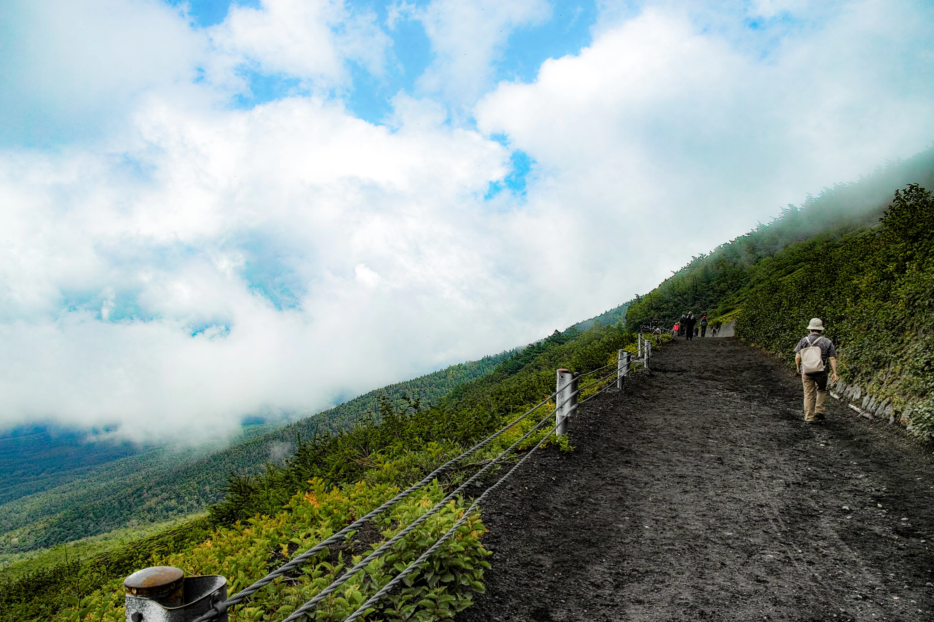 富士山五合目入口（森林限界）