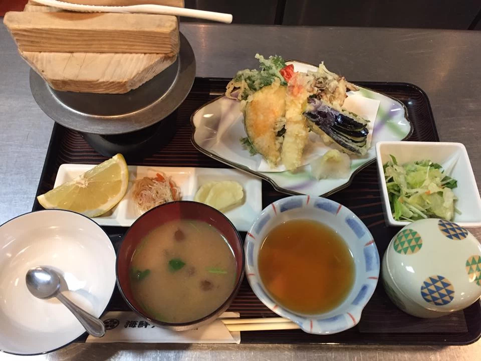 天ぷら釜飯セット