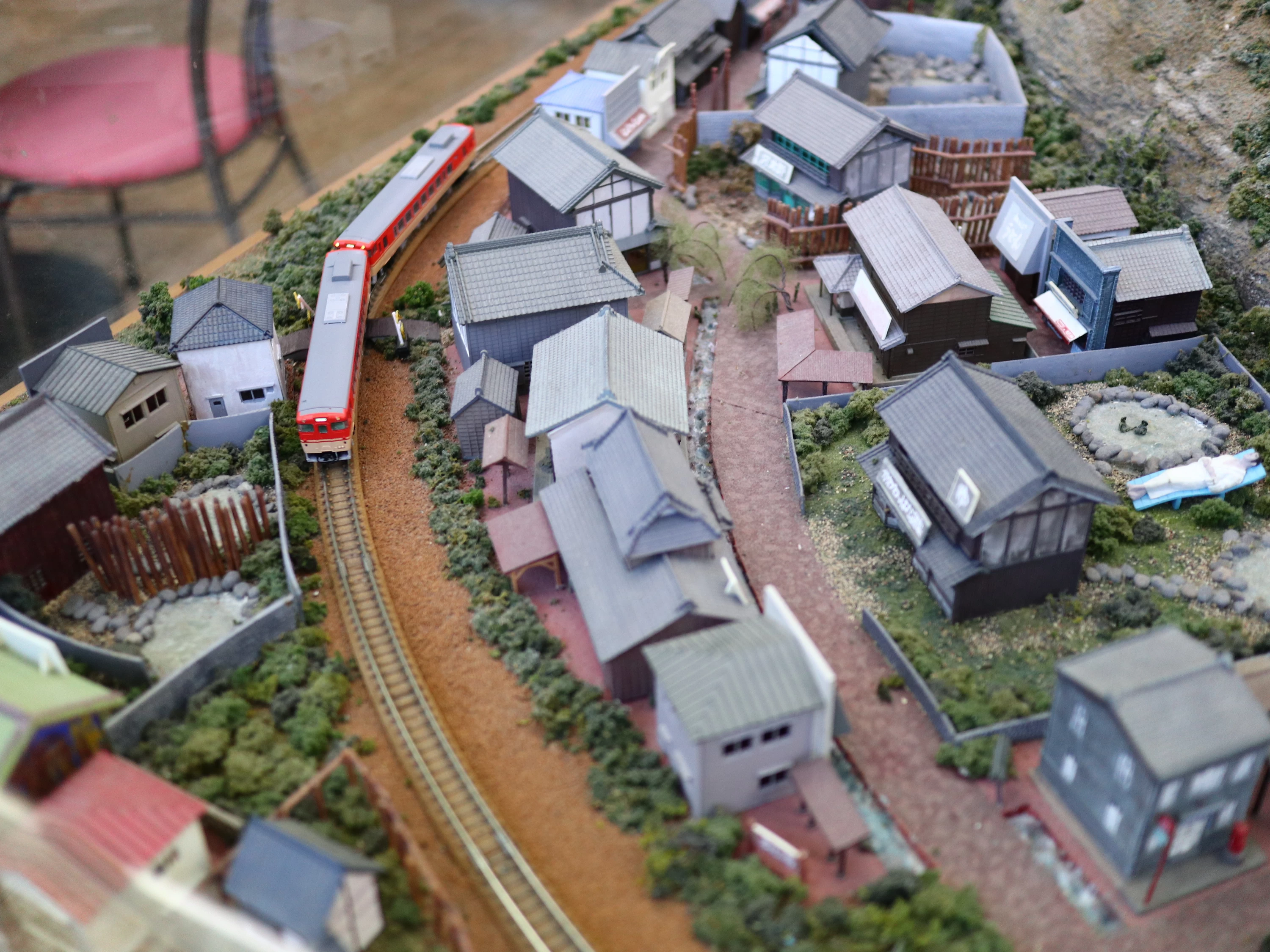 鉄道模型（Nゲージ）のジオラマ