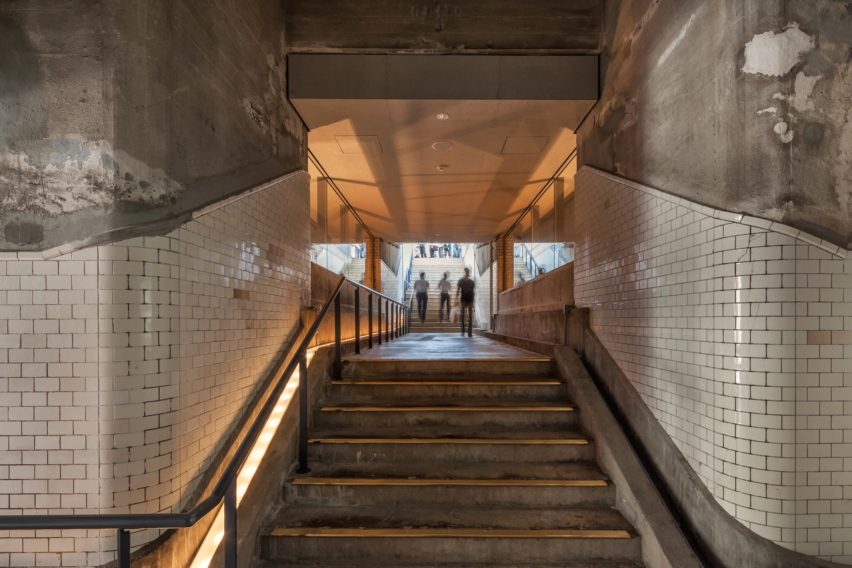 交通博物館開館時に設けられた「1935階段」