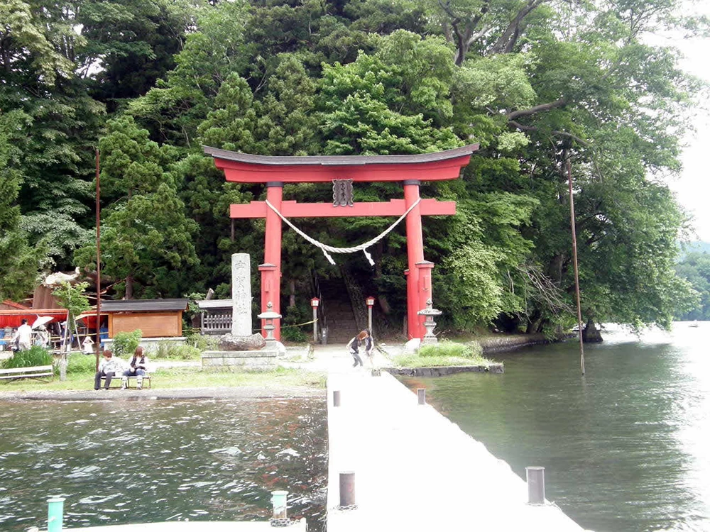 琵琶島にある宇賀神社