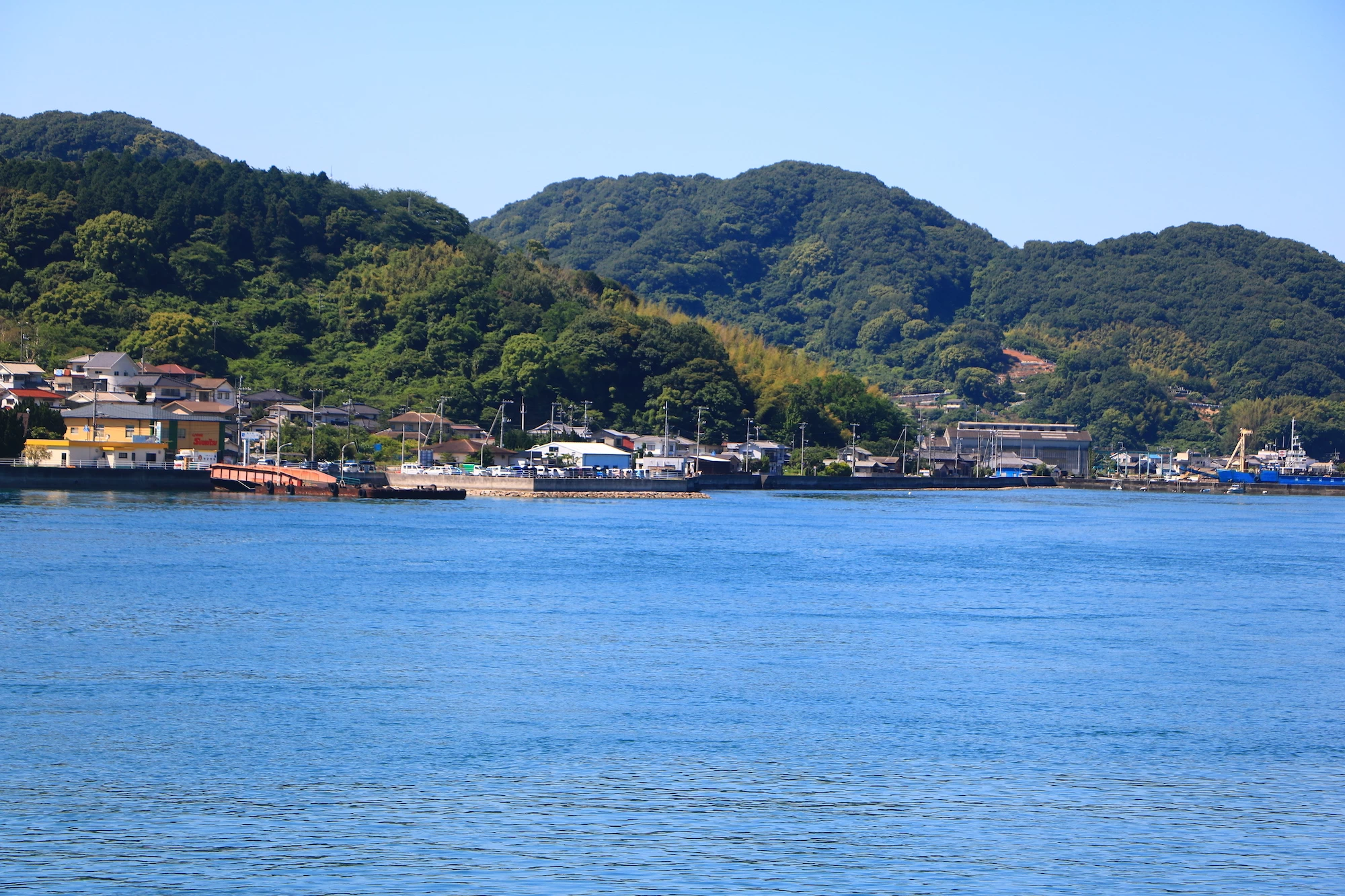 大崎上島から竹原へ束の間の船旅へ