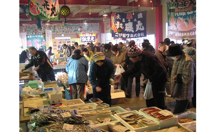 朝市 ハマオカ海の幸