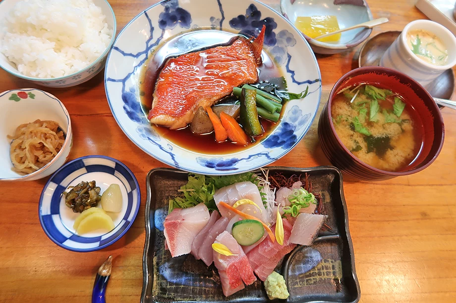 金目鯛の煮付け定食