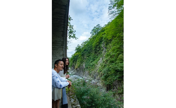 パンラマステーションから清津峡を望む 写真提供：十日町市文化観光推進協議会