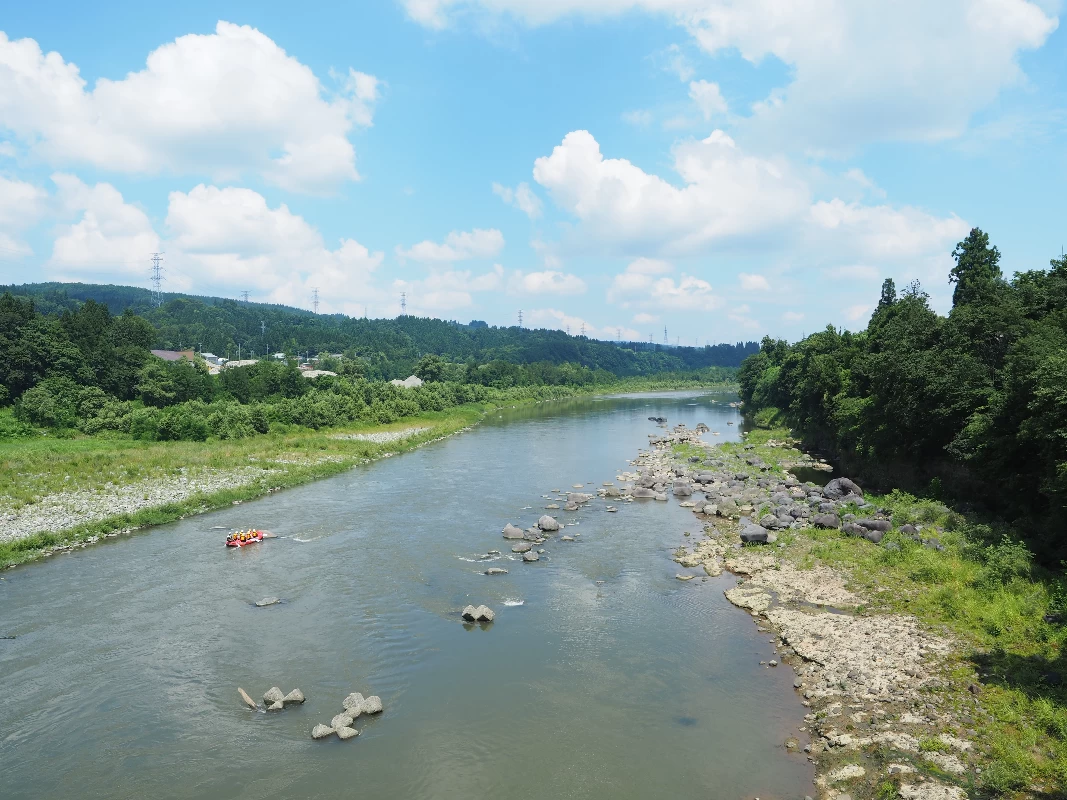 日本最長の信濃川が舞台