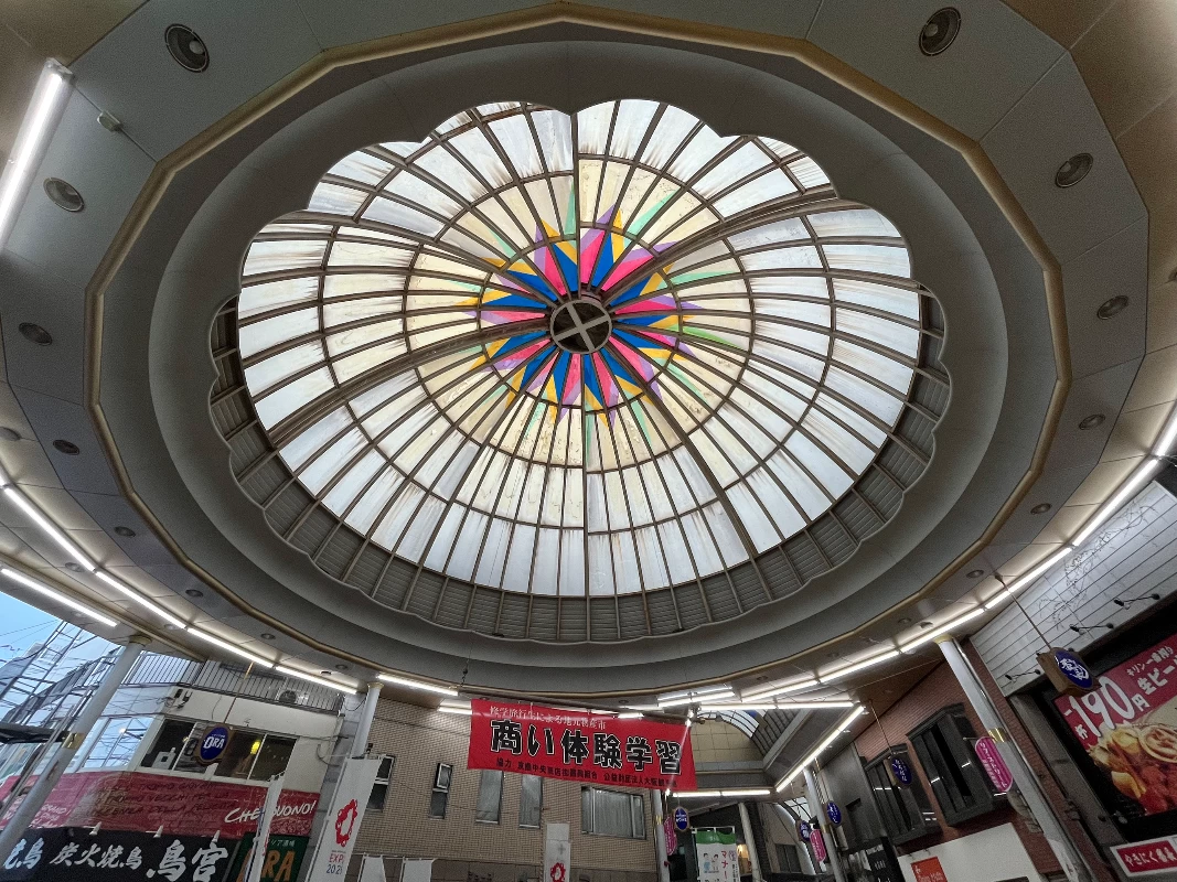 円形ドームの天井
