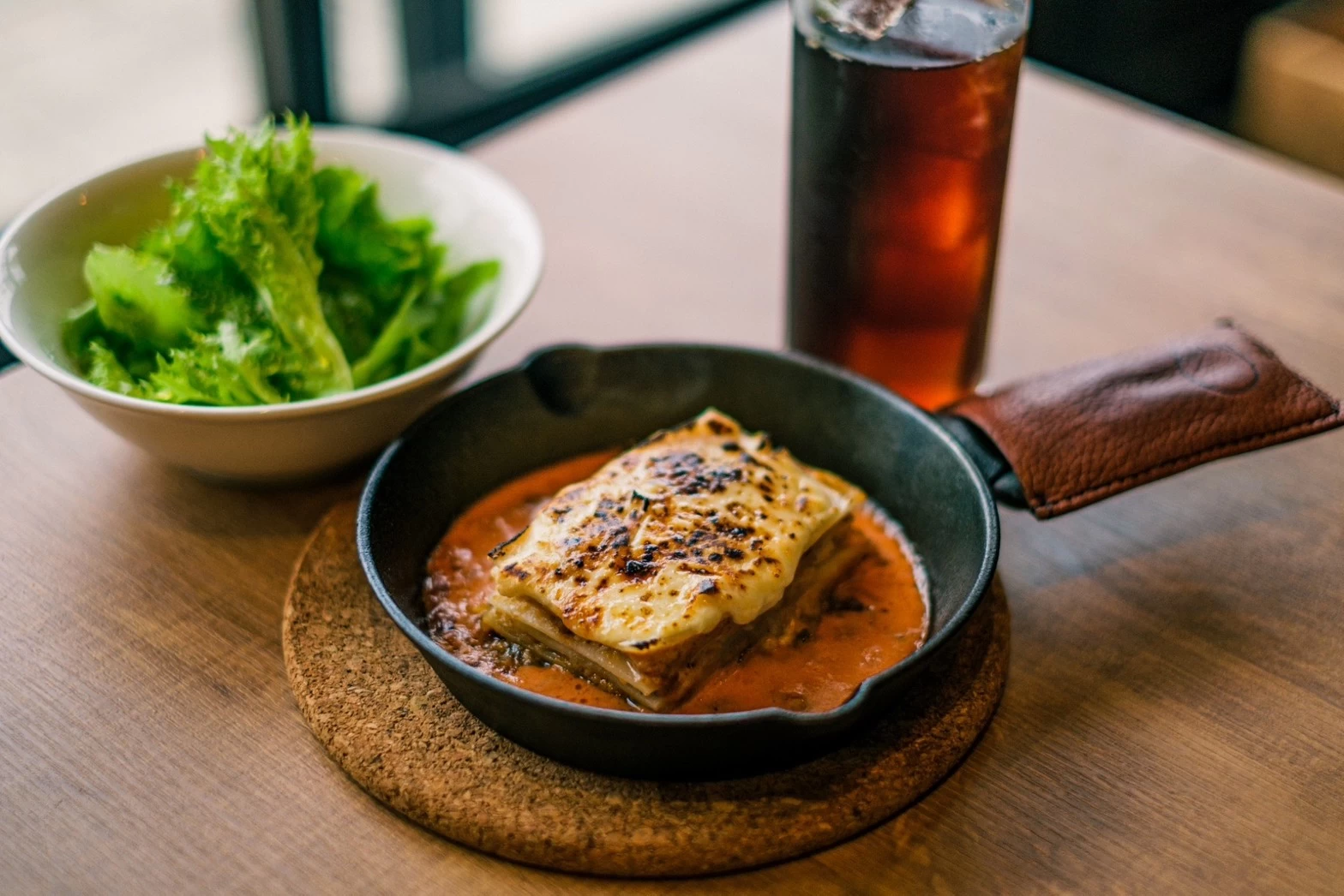 長門市の旬を重ねた グルテンフリーの米粉ラザニア