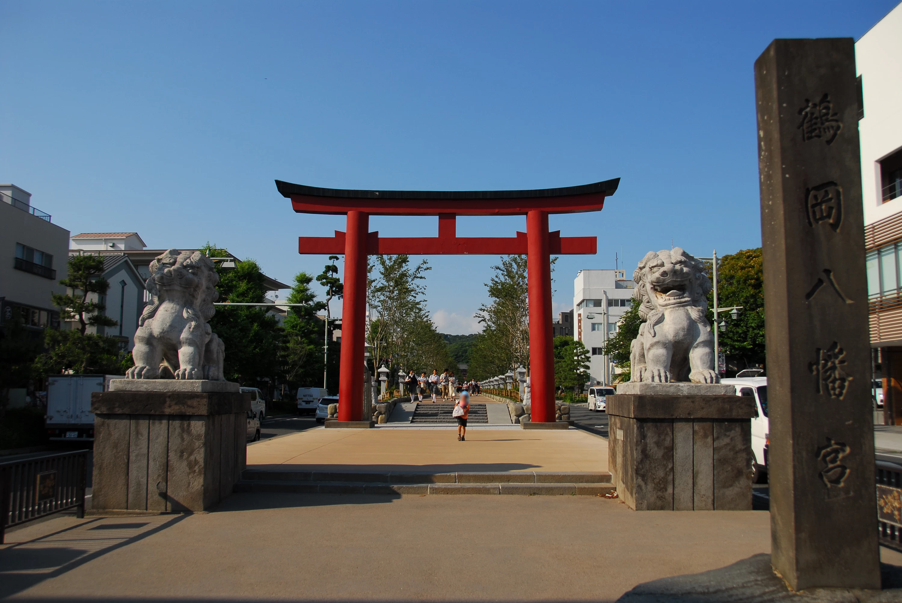 安産祈願のために造られた参道