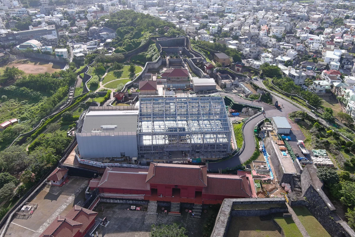 西側　上空から