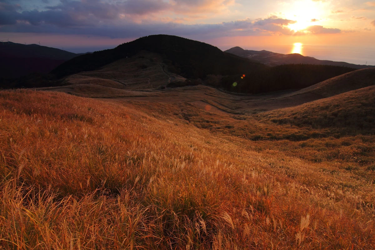 細野高原　夕暮れ