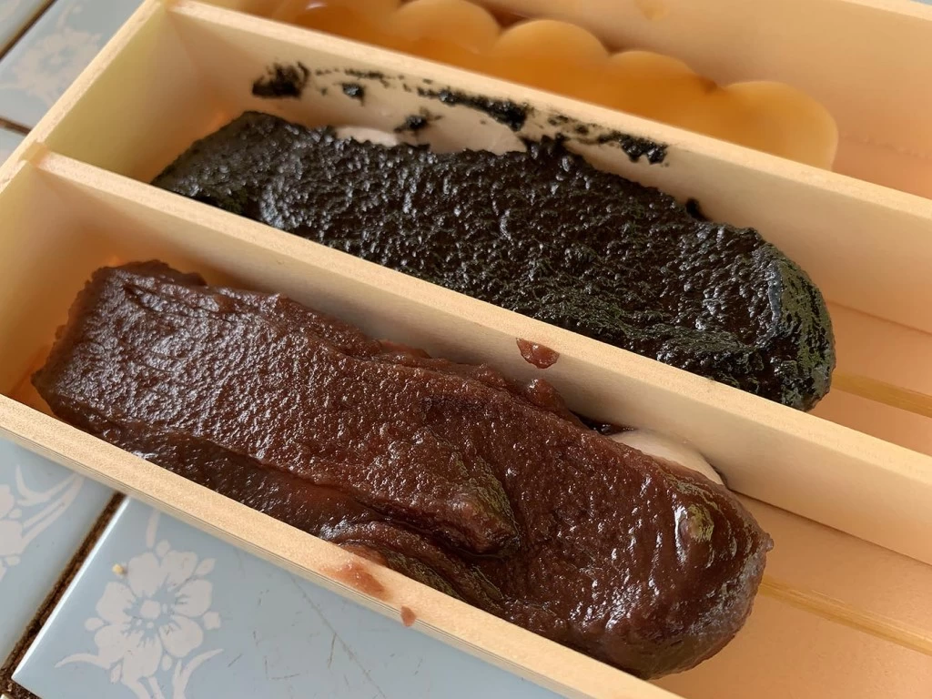 あんこ、ごま、みたらし