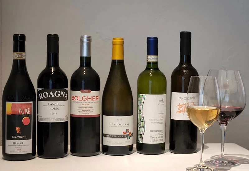 豊富なイタリアワインからセレクト
