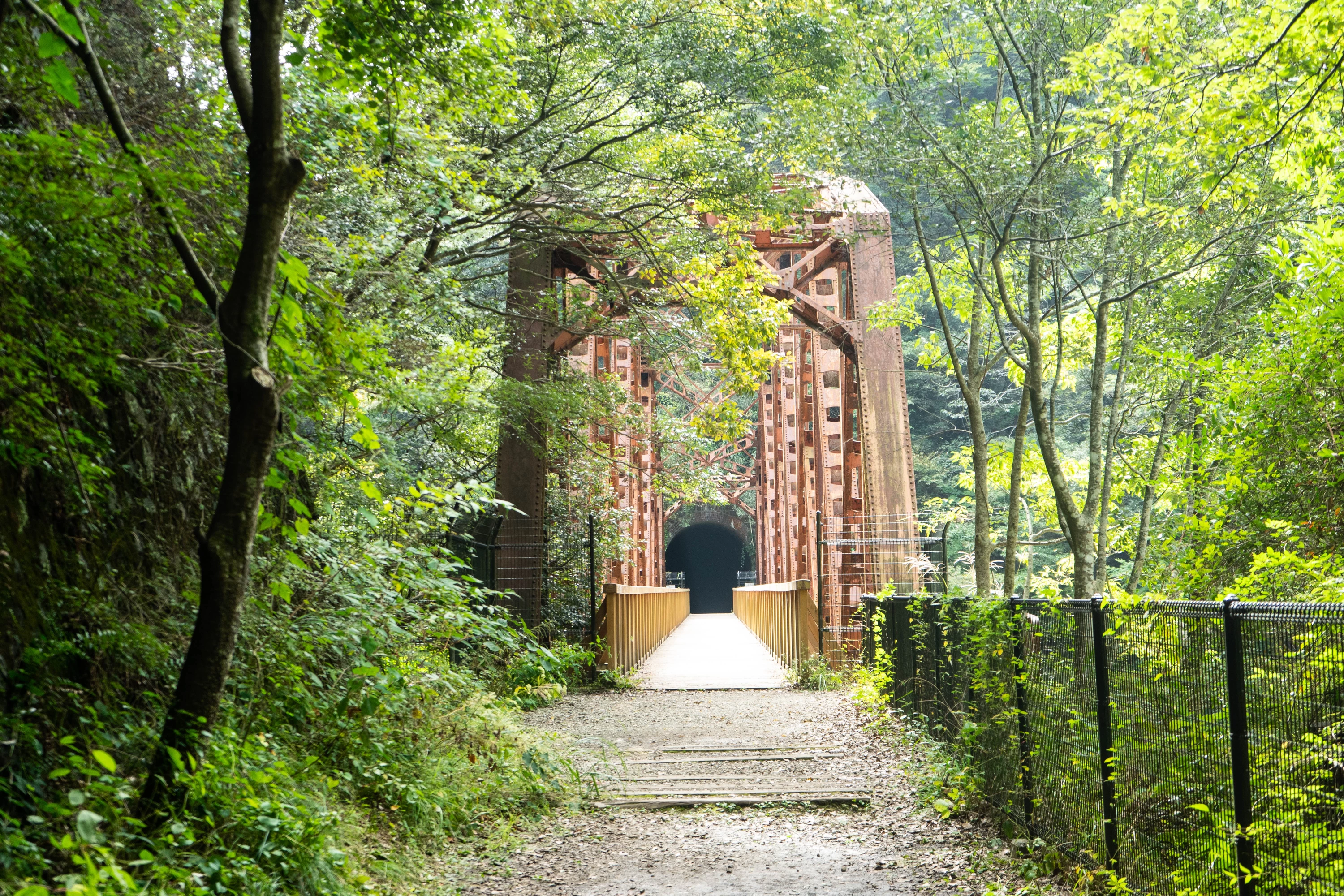 トンネルをいくつか抜けると姿を現す第2武庫川橋梁