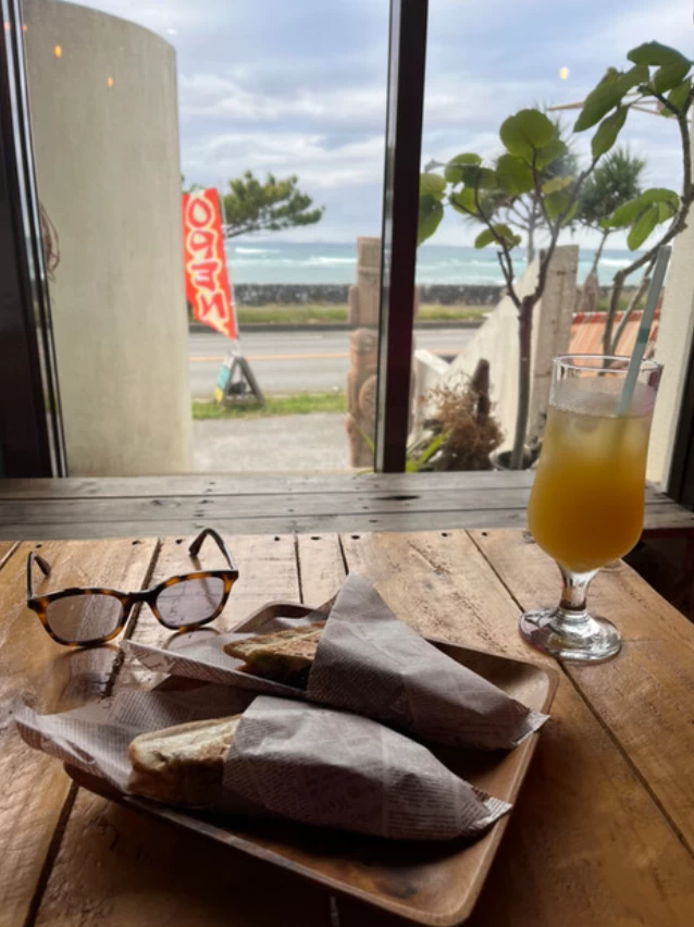 夕日が目の前で楽しめる