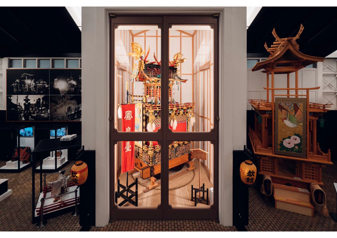 「屋台」の実物展示