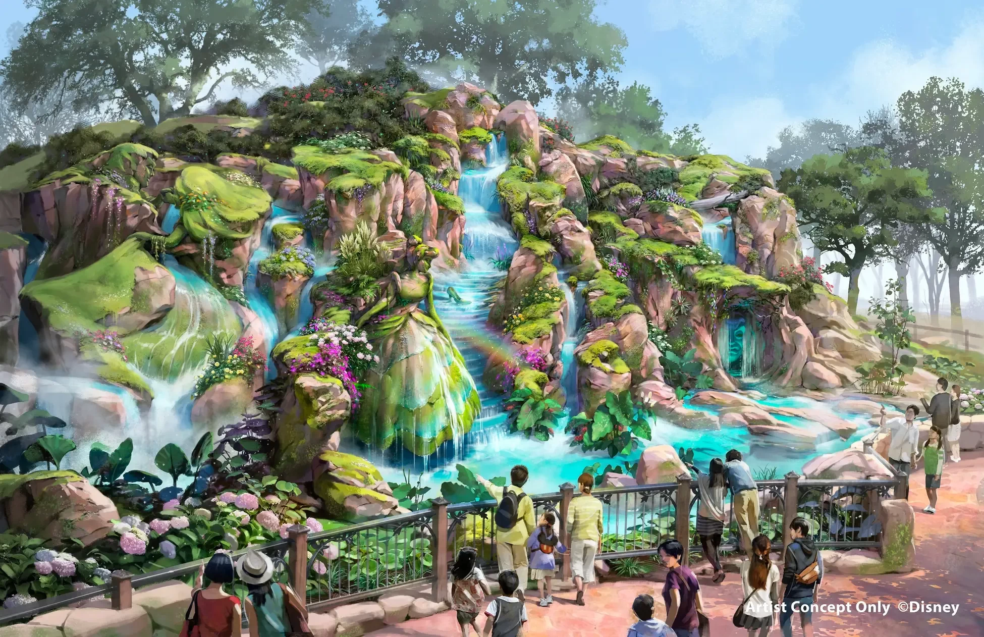 「ファンタジースプリングス」内の魔法の泉