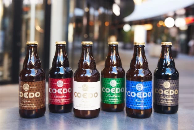 COEDOビールは全6種類