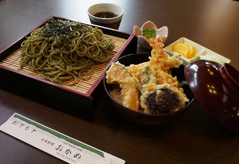 天丼ざるそばセット