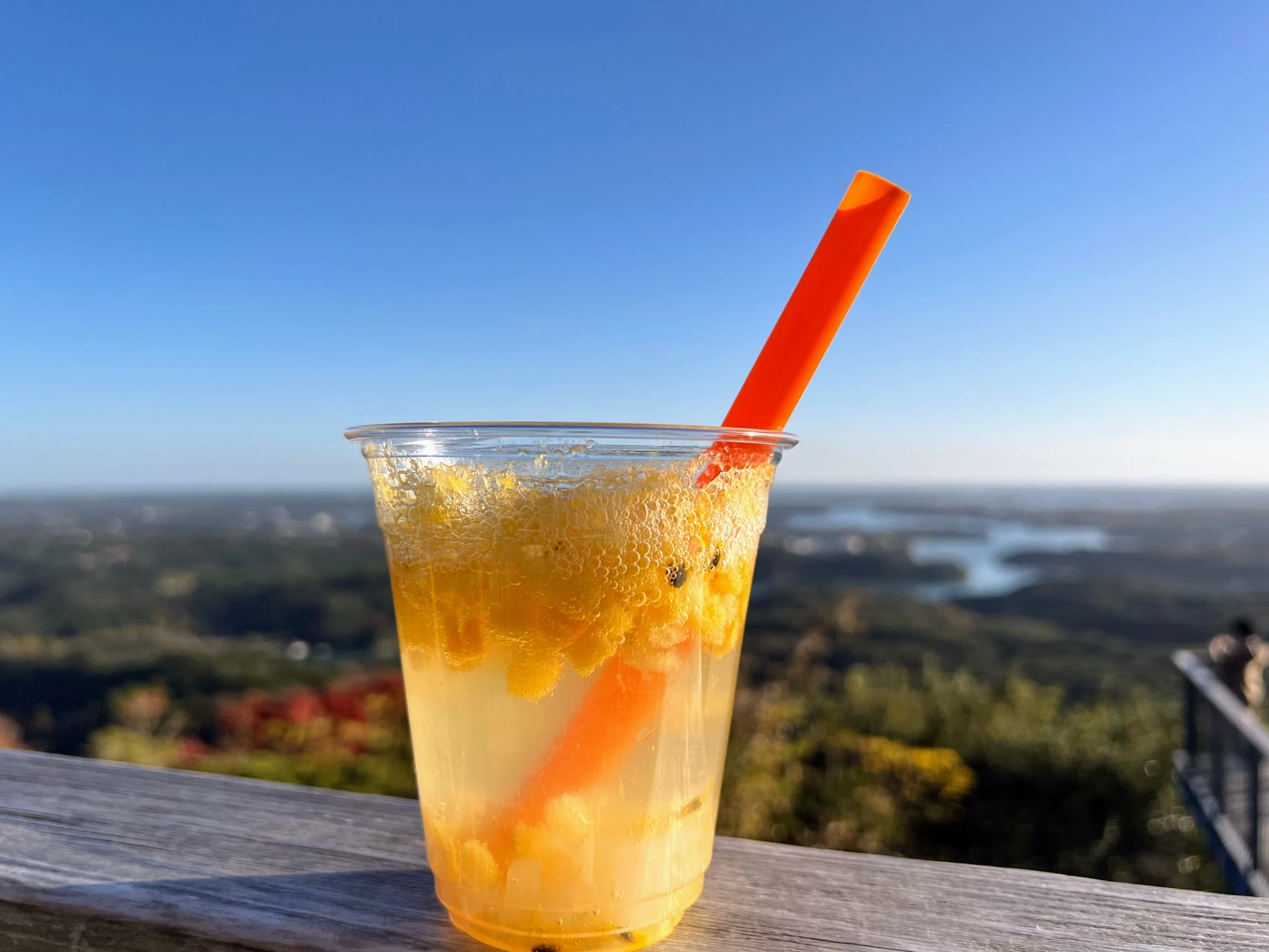 カフェのドリンク　現地にて撮影