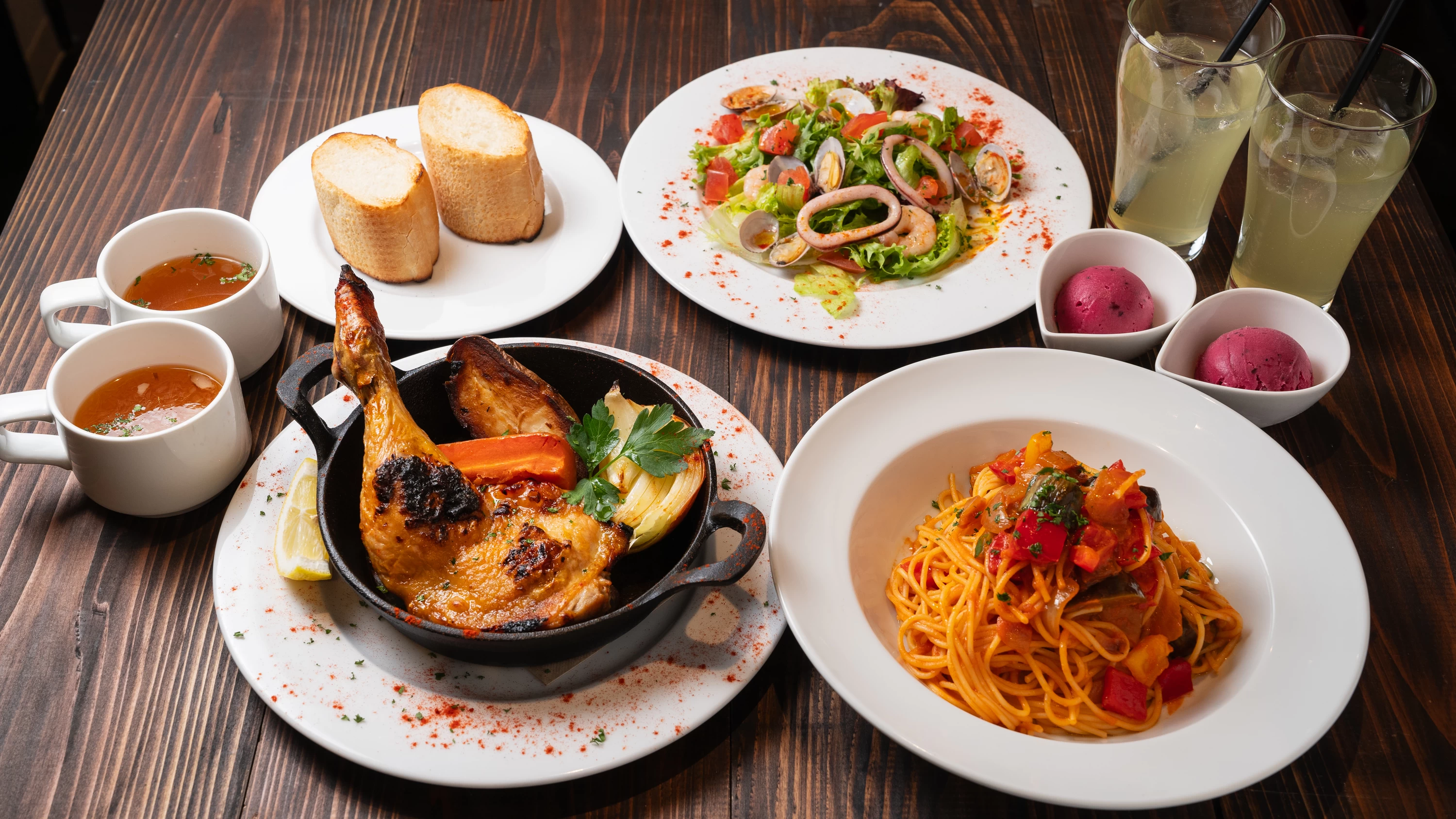 地産地消を活かしたイタリアン