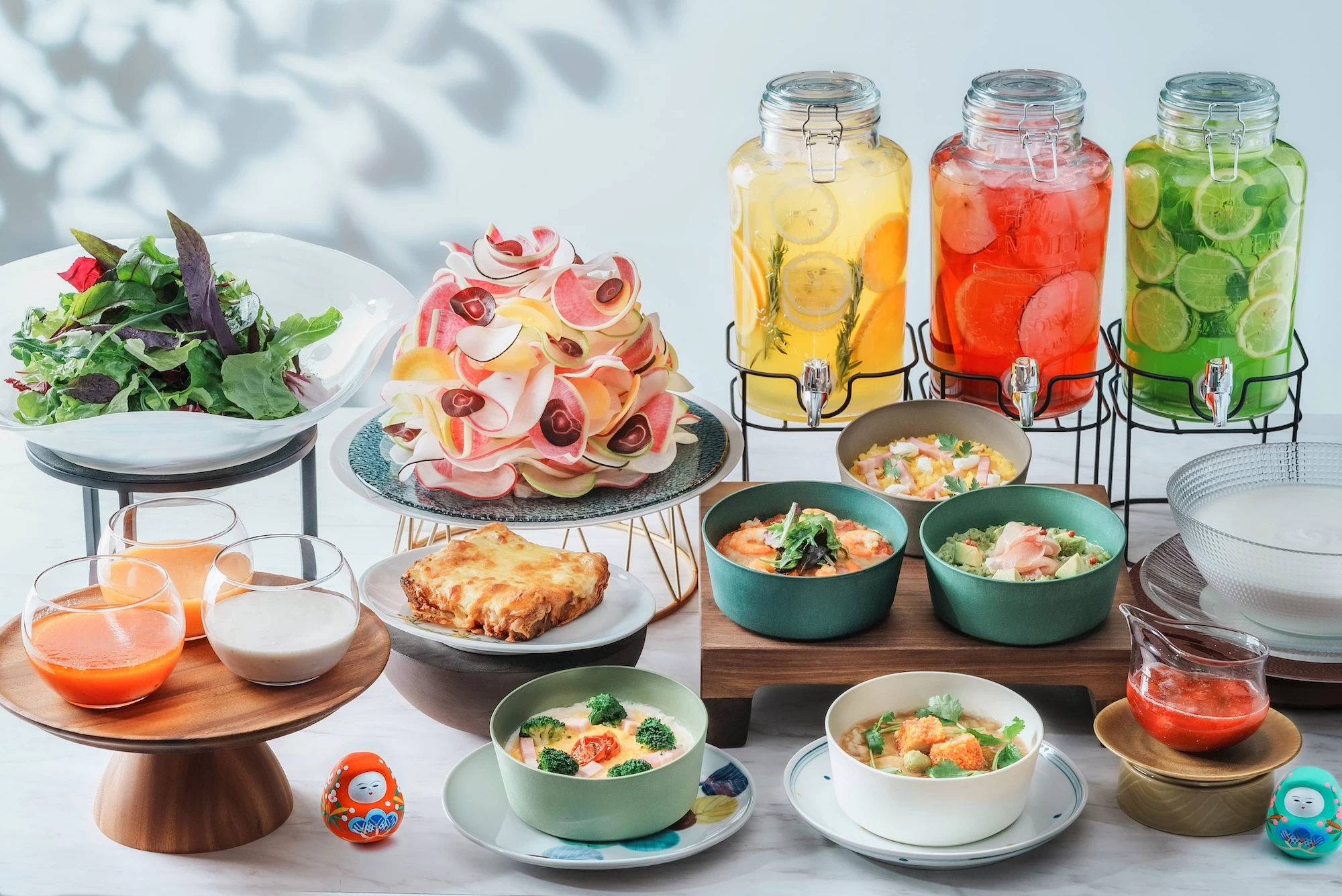 体にやさしい満足感のある朝食