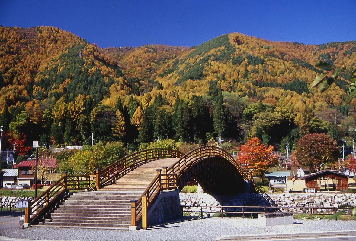 道の駅 奈良井木曽の大橋