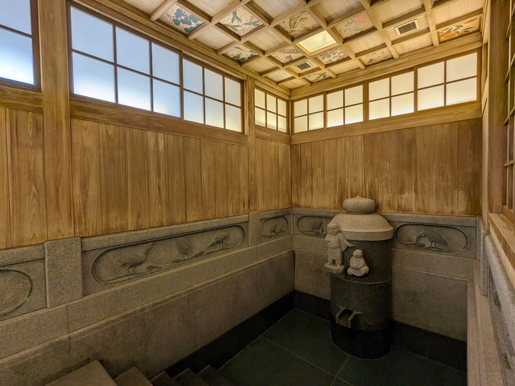 特別浴室（現地にて撮影）