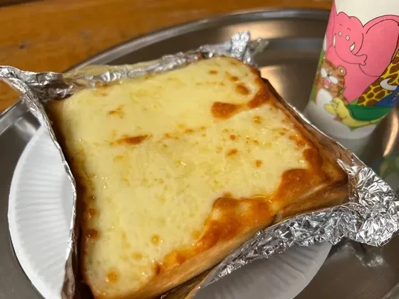 チーズトーストが絶品！ 