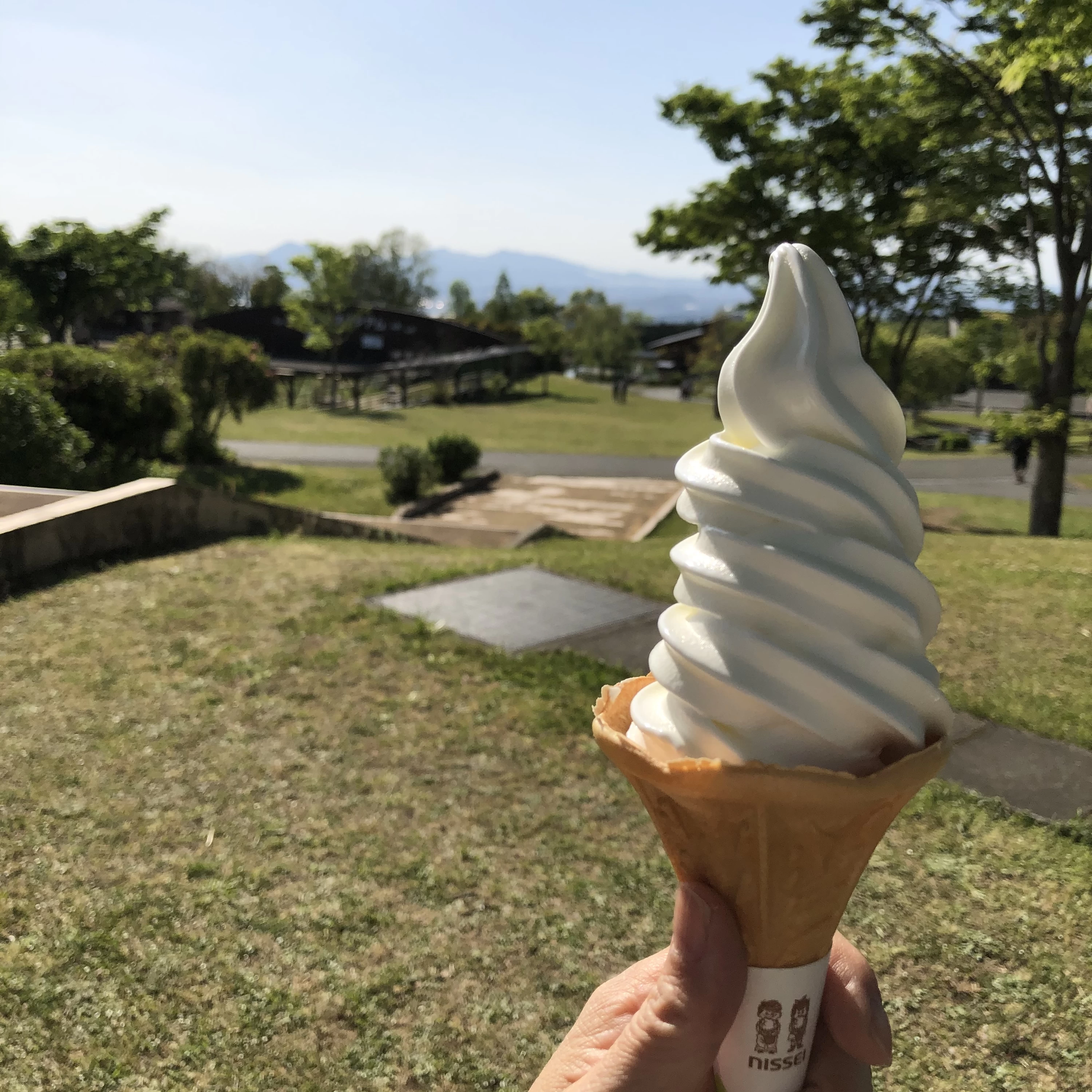 ソフトクリーム（現地にて撮影）