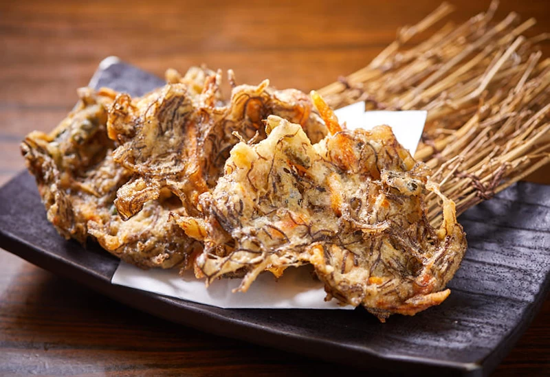 もずくの天ぷら