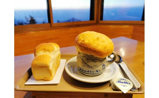 きのこスープとパン