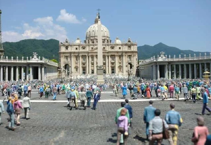 25分の1スケールの「サン・ピエトロ大聖堂」