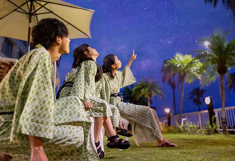 南国ムードにあふれたリゾートホテル